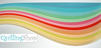 QuillingSHOP.ru: магазин для квилинга - набор разноцветных полосок для квиллинга (бумага для квиллинга): толщина полосок quilling 3 мм, количество полосок для квилинга 140 штук (14 цветов по 10 квилинговых полосок одного тона) плотность бумаги для квиллинга 160 грамм длина полосок quiling 300 мм
